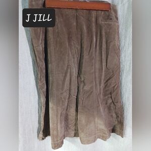 J. JILL western midi skirt womens size 12 feels like corduroy!